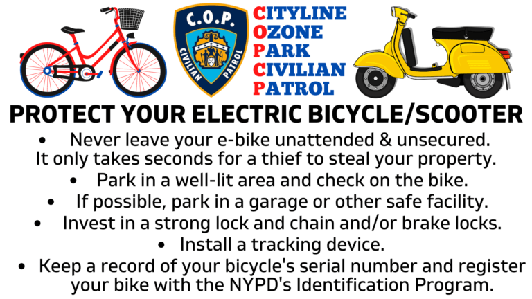 Electric Bike & Scooter Theft
