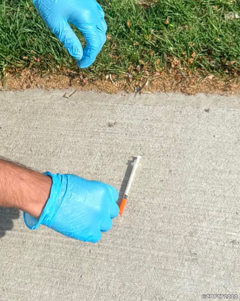 Last week, a mother contacted us after spotting a used needle on the sidewalk she and her children take t…