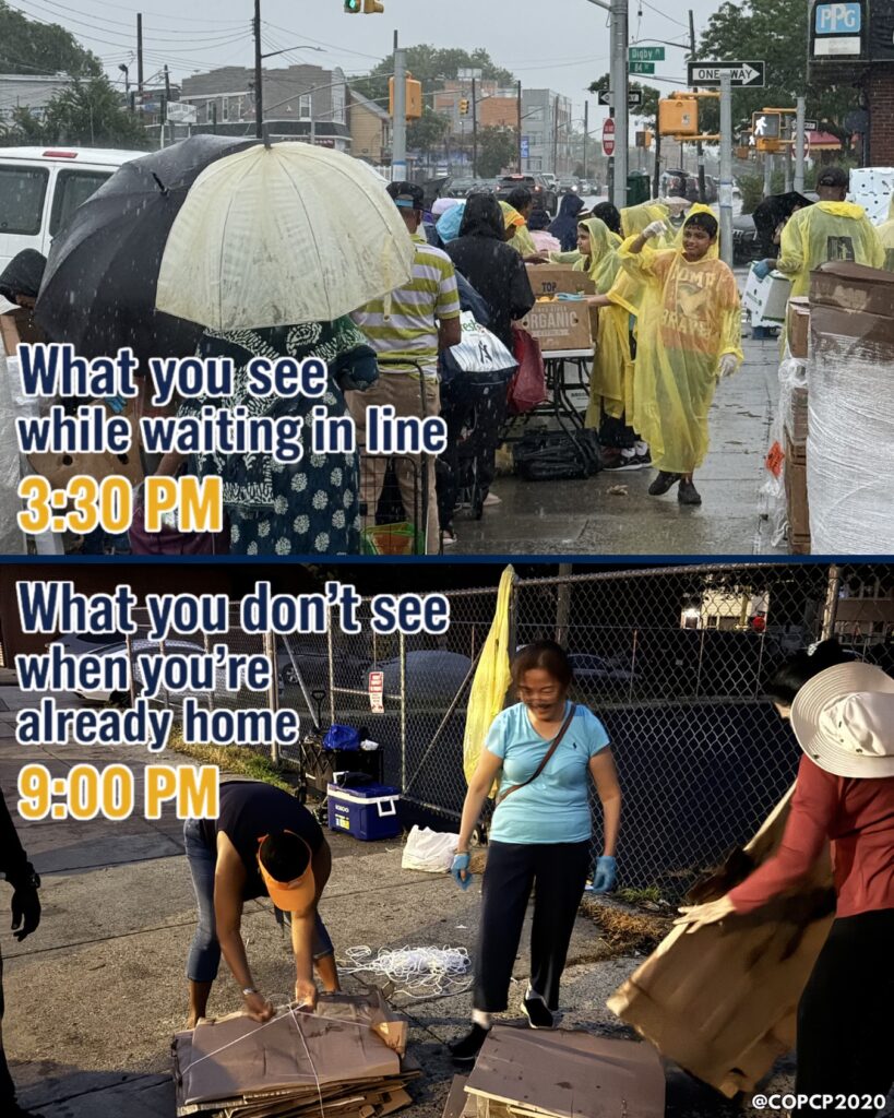 The pantry day doesn’t end with the line’s end.