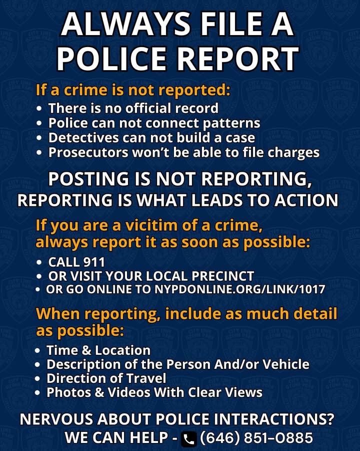 PACKAGE THEFTS NEED TO BE REPORTED.