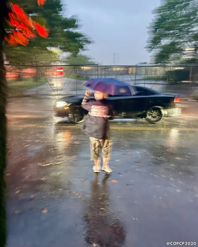 With the severe weather on Thursday night, COPCP volunteers assisted the NYPD 106th Precinct with redirec…